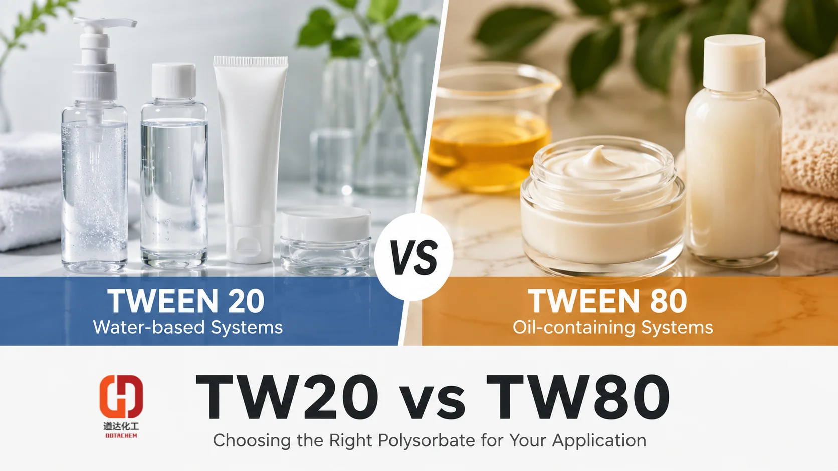 Tween 80과 Tween 20: 주요 차이점 및 애플리케이션 선택 방법